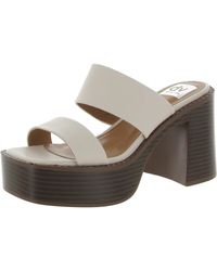 DV by Dolce Vita - Zillee Faux Leather Slip-on Platform Sandals - Lyst
