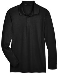 Devon & Jones - Crownlux Performance Tall Plaited Long Sleeve Polo - Lyst
