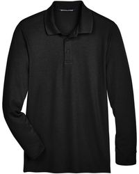 Devon & Jones - Crownlux Performance Tall Plaited Long Sleeve Polo - Lyst