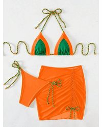 TRUEDAMES - 3 Piece Bikini Swimsuit Split Swimsuit Bikini - Lyst