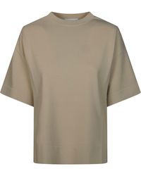 Alpha Studio - Long Split Hem T-Shirt For - Lyst