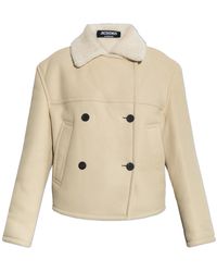 Jacquemus - Double-Breasted Shearling Coat - Lyst