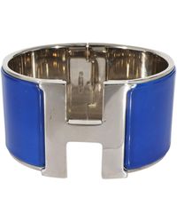 Hermès - Palladiam Plated Xl Clic Clac H Bracelet - Lyst