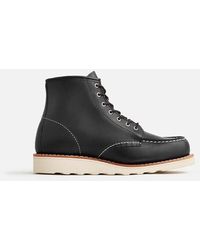 Red Wing - Wing Classic 3373 6" Boots Boundary Leather Moc Toe Lace-Up - Lyst