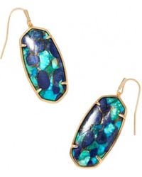 Kendra Scott - Faceted Elle Drop Earrings - Lyst