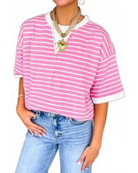 Haptics - Terry Oversized Top - Lyst