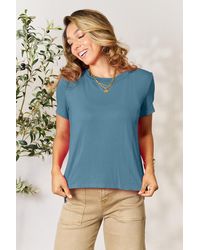 TRUEDAMES - Full Size Round Neck Short Sleeve T-Shirt - Lyst