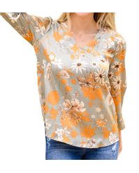 Jodifil - Chantry V Neck Floral Blouse - Lyst