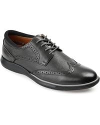 Thomas & Vine - Savage Embossed Wingtip Derby - Lyst