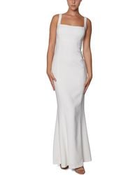 Laundry by Shelli Segal - Square Neck Sleeveless Evening Dress - Lyst
