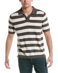 Tahari - Wide Stripe Polo Sweater - Lyst