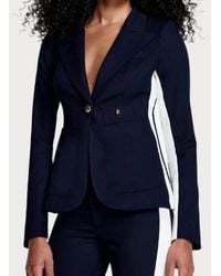 Smythe - Patch Pocket Stripe Blazer - Lyst