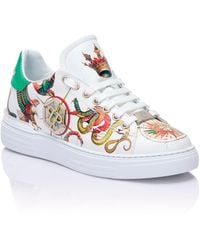 Philipp Plein - Printed Low-Top Sneakers - Lyst