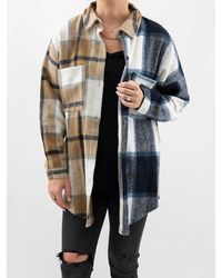 Davi & Dani - Buffalo Print Shacket - Lyst
