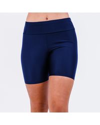 Calypsa - High Waisted Mid-Thigh Swim Shorts - Lyst