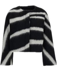 Irie - Striped Cropped Boxy Jacket - Lyst