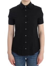 John Galliano - Cotton Shirt Black Sig12561 - Lyst