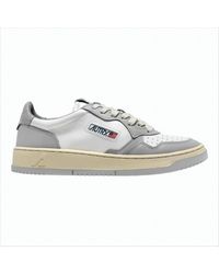 Autry - Low-Top Sneakers With Smooth And Perforated Panels - Lyst