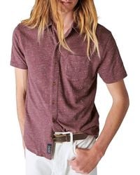 Lucky Brand - Linen Short Sleeve Button Up Shirt - Lyst