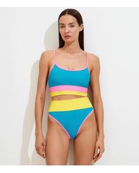 Beach Riot - Eva Bottom Colorblock Stretch High-Waisted Swimwear Buu781 - Lyst