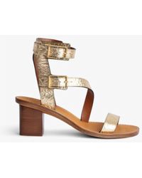 Zadig & Voltaire - Cecilia Crinkled Caprese Sandals - Lyst