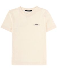 Jacquemus - Grosgrain Short Sleeve T-Shirt - Lyst