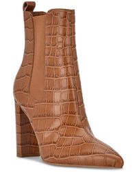 Marc Fisher - Garliss Leather Animal Print Chelsea Boots - Lyst