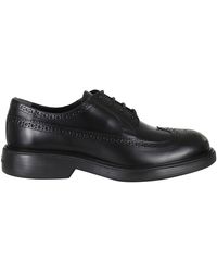 Hogan - H704 Perforated Embellishments Leather Brogues - Lyst