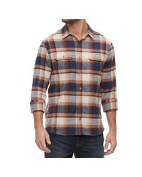 Flag & Anthem - Peters Long Sleeve Flannel Shirt - Lyst