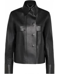Ferragamo - Leather Jacket - Lyst