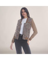 Members Only - Updated Tweed Varsity Jacket - Lyst