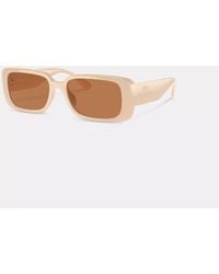 COACH - Narrow Rectangle Sunglasses - Lyst