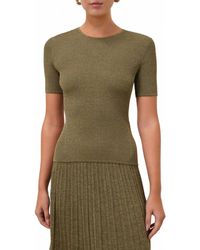 Zimmermann - Wylie Rib T-Shirt - Lyst