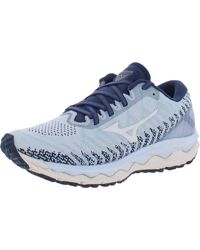 Mizuno - Wave Sky 4 Waveknit D Faux Leather Gym Casual And Fashion Sneakers - Lyst