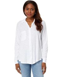 Bobi - Top Cotton Button Front Raglan Sleeve Ddr2524 - Lyst