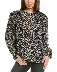 Isabel Marant - Isabel Marant E'Toile Midway Silk-Blend Blouse - Lyst