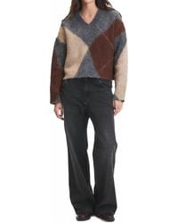 DELUC - Micah V Neck Sweater - Lyst
