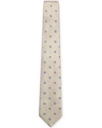 BOSS - One Silk Tie With Jacquard Pattern - Lyst