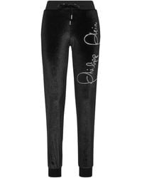 Philipp Plein - Jogging Trousers Crystal Signature - Lyst