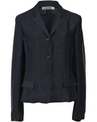 Jil Sander - Raw Edge Single-Breasted Blazer - Lyst