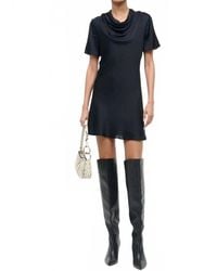 STAUD - Iris Silk Dress - Lyst