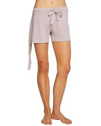Chaser Brand - French Terry Side Tie Linen-blend Short - Lyst