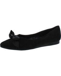 Kenneth Cole - Faux Suede Pointed Toe Loafers - Lyst