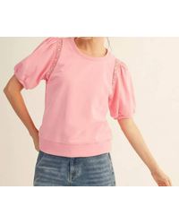 Jodifil - Cloud Nine Puff Sleeve Top - Lyst