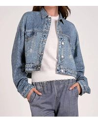 Elan - Juliana Acid Wash Jacket - Lyst