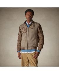 Members Only - Tweed Varsity Jacket - Lyst