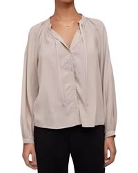 Bella Dahl - Raglan Button Down Shirt - Lyst