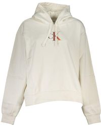 Calvin Klein - Chic Fleece Hooded Sweatshirt - Lyst