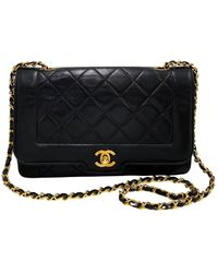 Chanel - Diana Leather Shoulder Bag (pre-owned) - Lyst