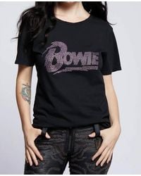 Recycled Karma - Bowie Crystal Boyfriend Tee - Lyst